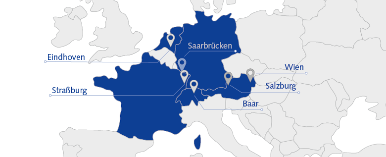 Europäische Standorte der ORBIS